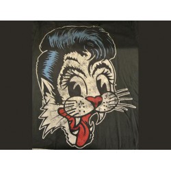 Psychobilly cat T-shirt